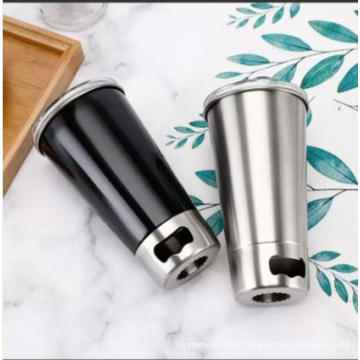 Single Wall 304ss Wine Mug with Opener